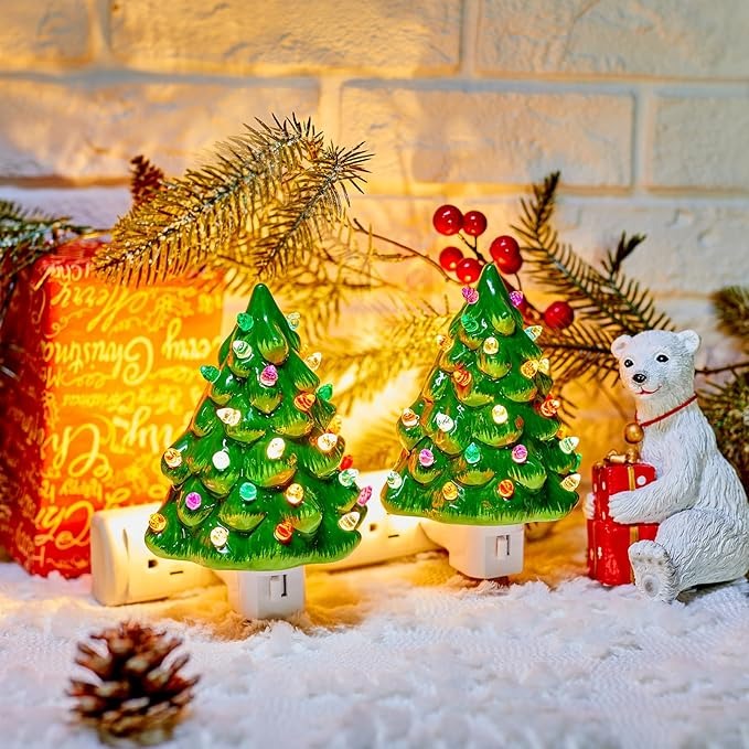 Veilleuse sapin de Noël