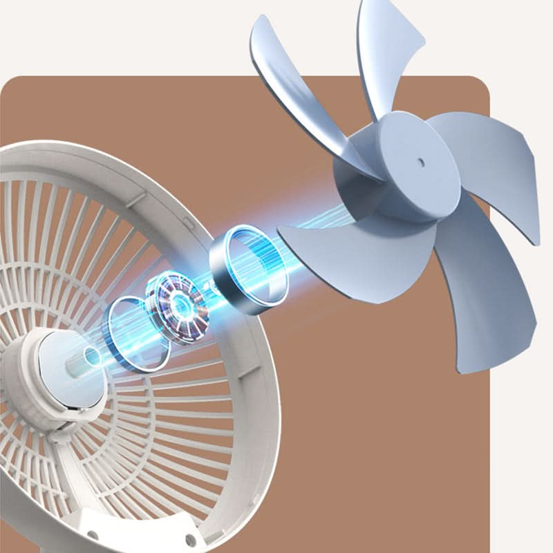 Ventilateur à main portable rechargeable USB – compact et puissant