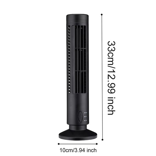 Ventilateur colonne compact avec technologie de souffle silencieux sans pales
