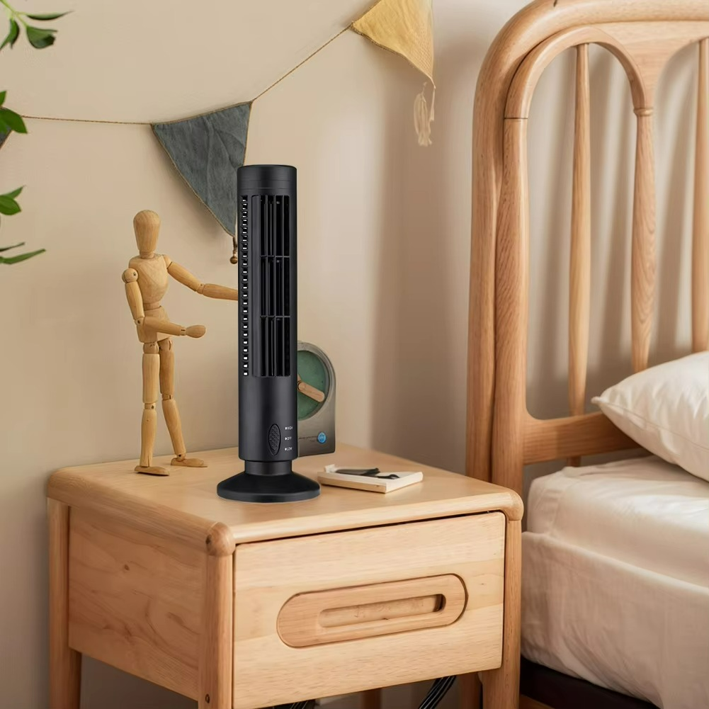 Ventilateur colonne compact avec technologie de souffle silencieux sans pales