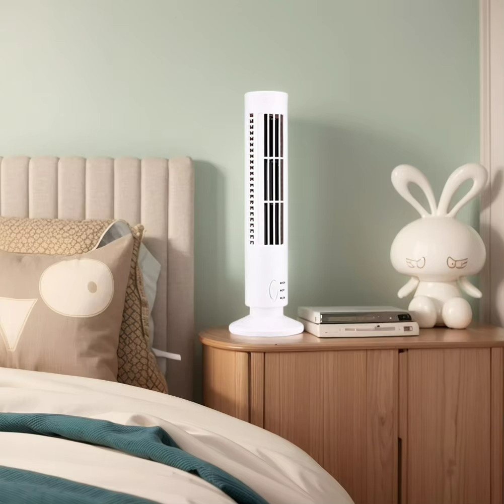 Ventilateur colonne compact avec technologie de souffle silencieux sans pales
