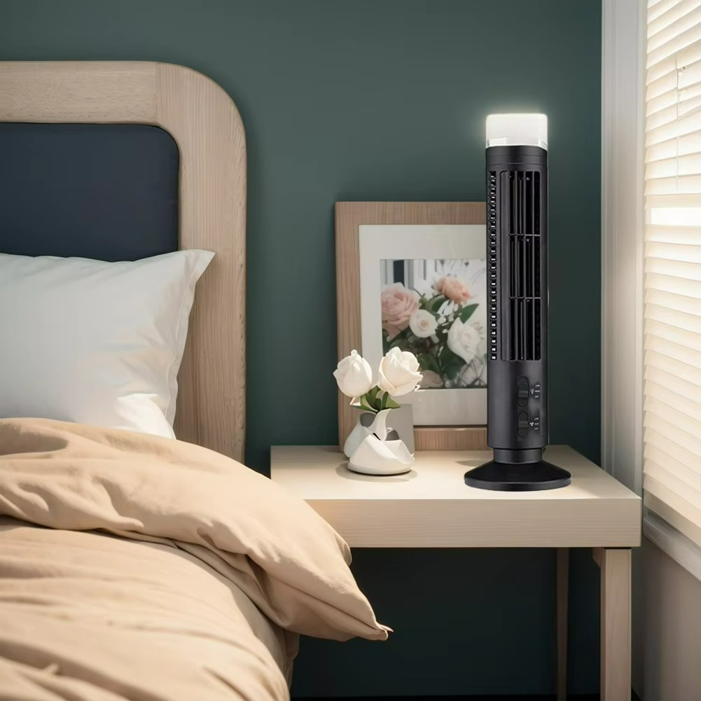 Ventilateur colonne compact avec technologie de souffle silencieux sans pales