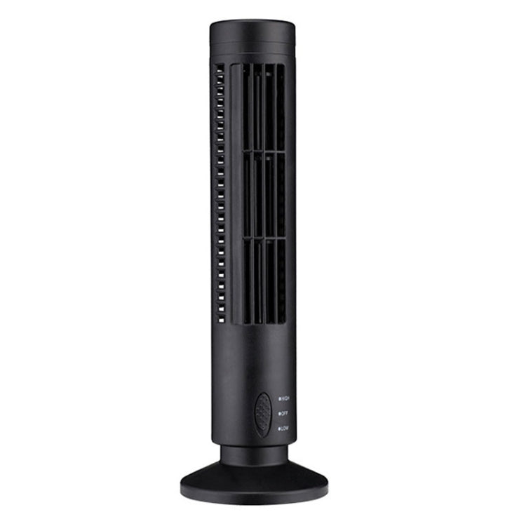 Ventilateur colonne électrique USB sans pales, ventilateur rafraîchissant - noir