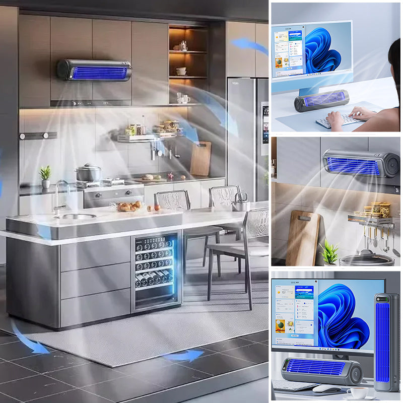Ventilateur colonne rafraîchisseur d'air portable et rechargeable
