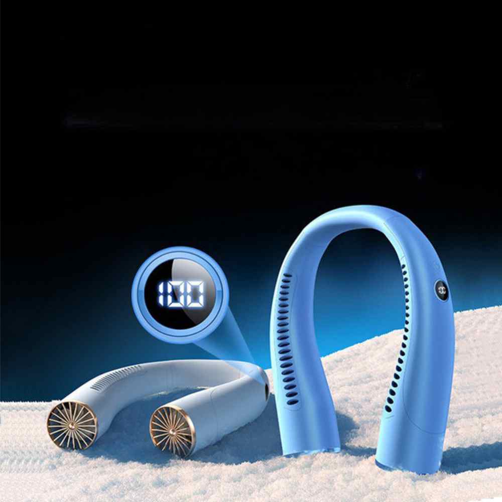 Ventilateur de cou portable sans pales pour un refroidissement silencieux mains libres