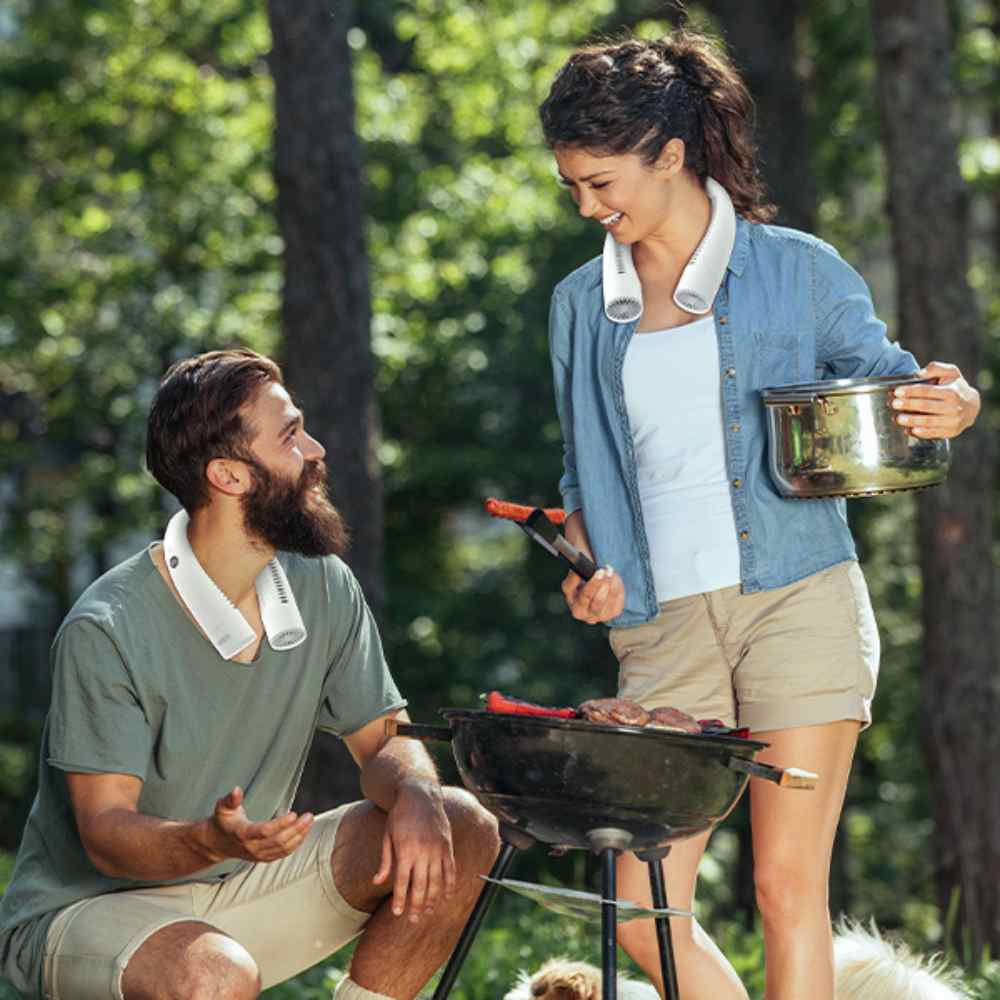 Ventilateur de cou portable sans pales pour un refroidissement silencieux mains libres