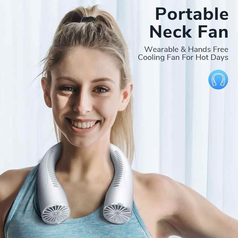 Ventilateur de cou portable sans pales pour un refroidissement silencieux mains libres