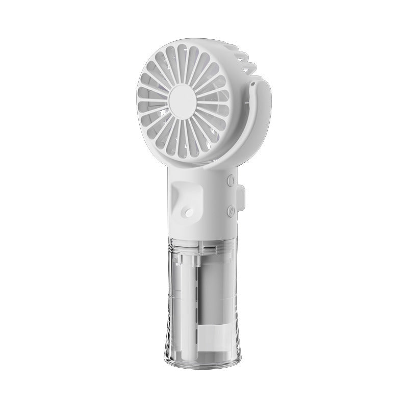 Ventilateur de main portable avec réservoir d'eau pour femme