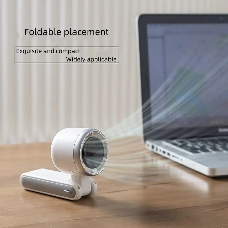 Ventilateur de main repliable turbo avec écran numérique