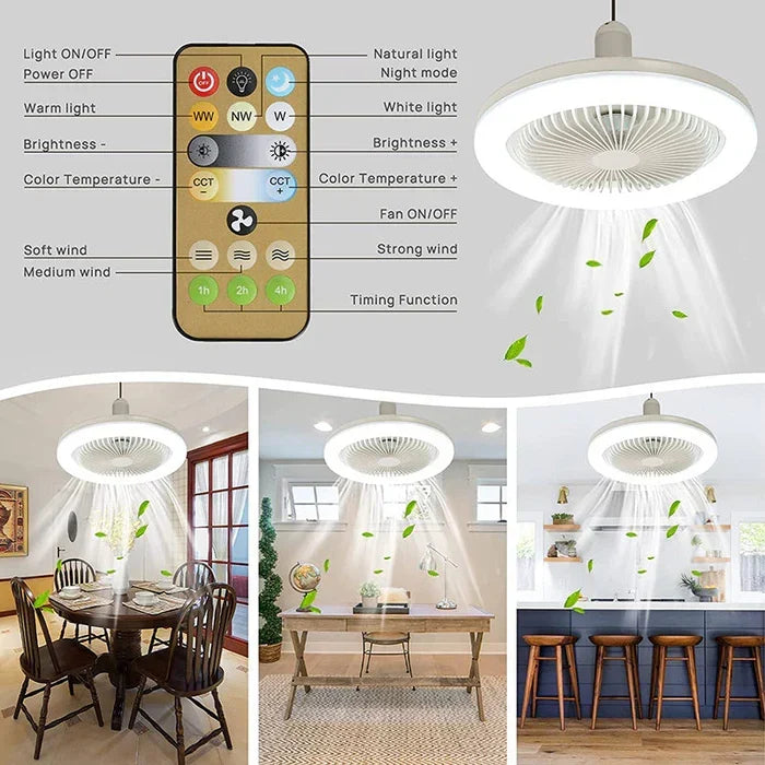 Ventilateur de plafond avec éclairage