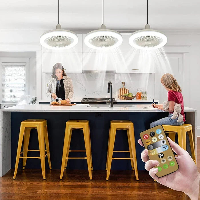 Ventilateur de plafond avec éclairage