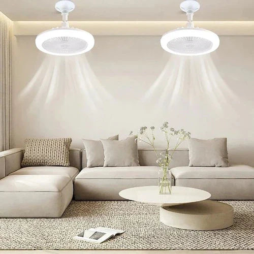Ventilateur de plafond avec éclairage LED et télécommande