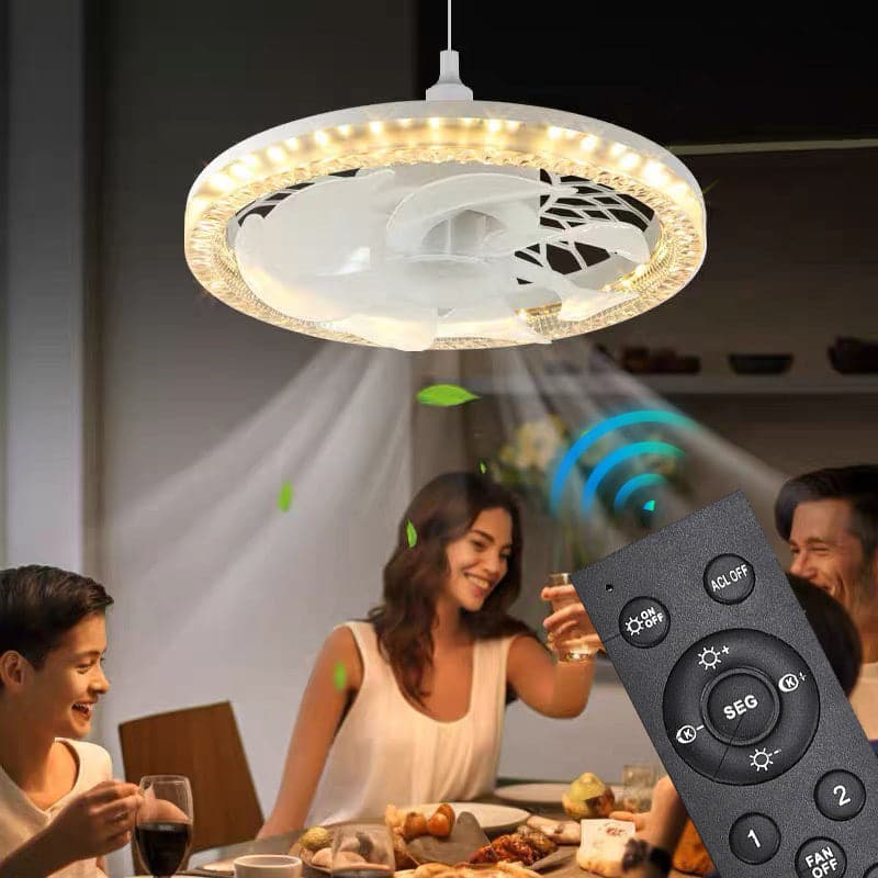 Ventilateur de plafond de luxe avec éclairage