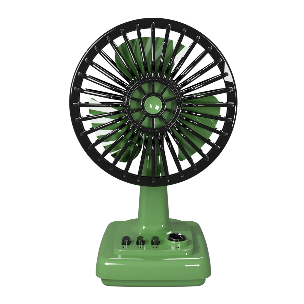Ventilateur de table portable unisexe au design rétro