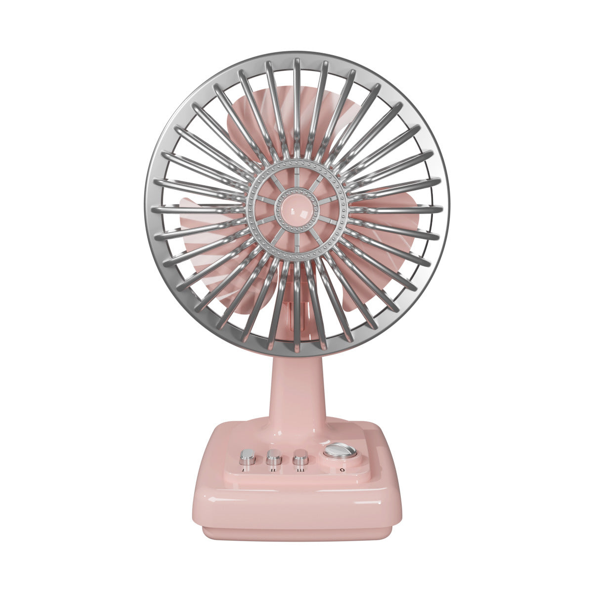 Ventilateur de table portable unisexe au design rétro