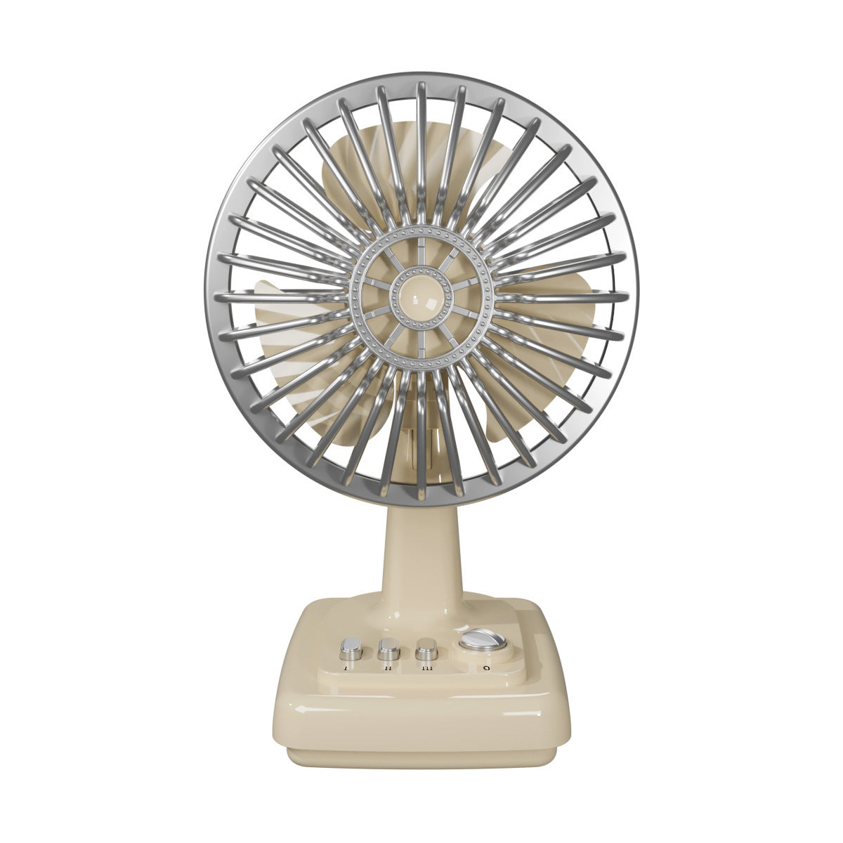 Ventilateur de table portable unisexe au design rétro