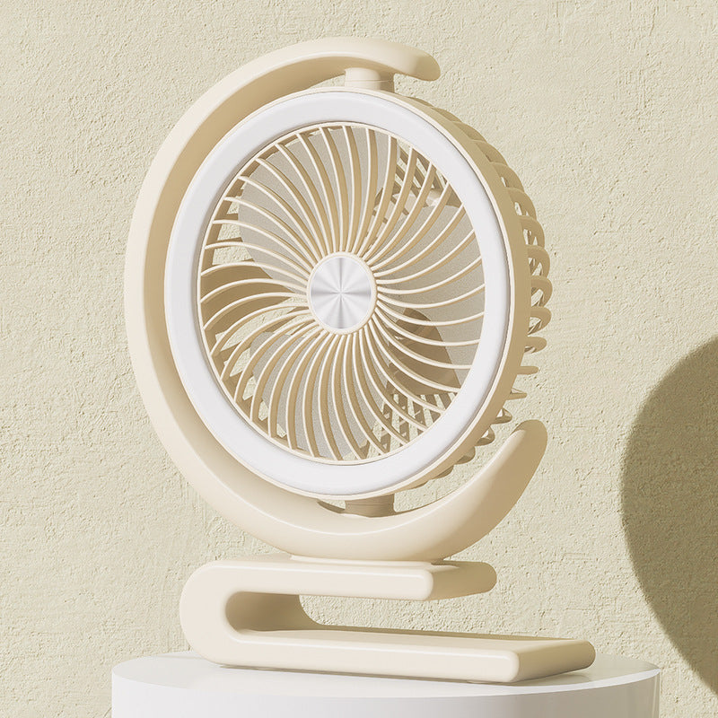 Ventilateur de table réglable avec oscillation à 360°