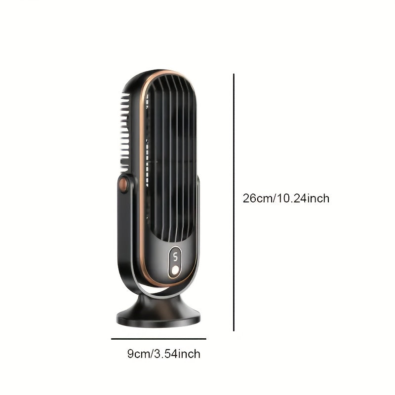 Ventilateur portable à double moteur et rotation à 720°