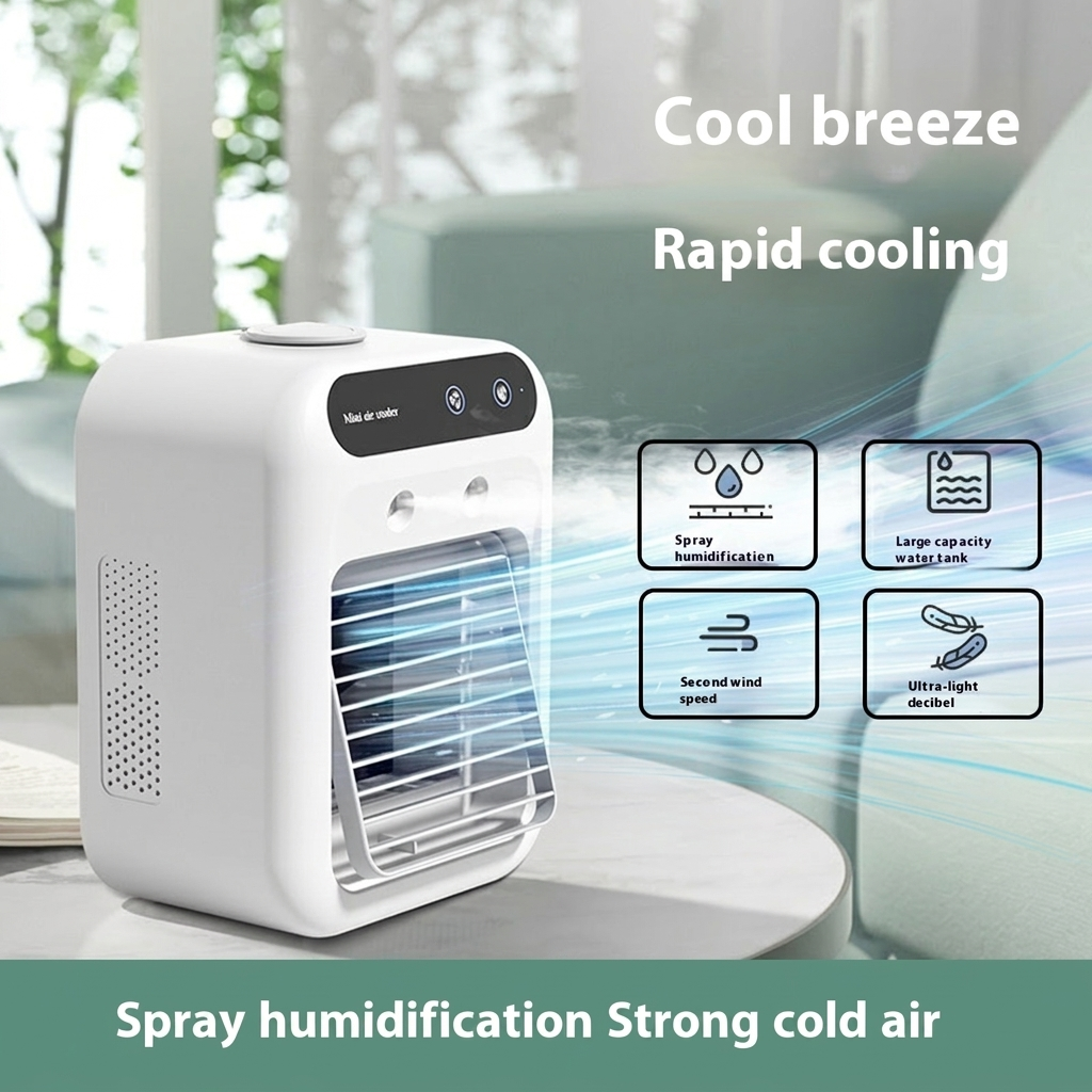 Ventilateur refroidisseur d'air compact pour la maison
