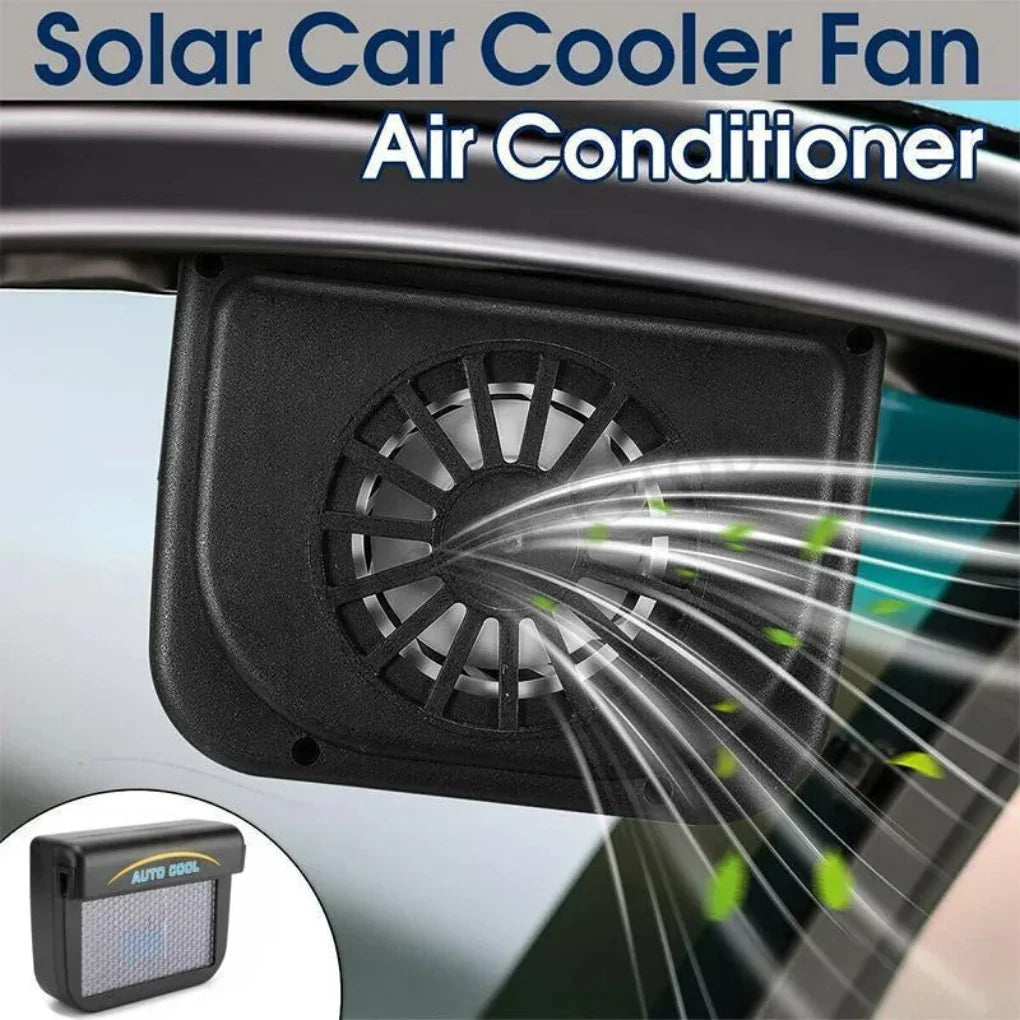 Ventilateur solaire pour vitre de voiture