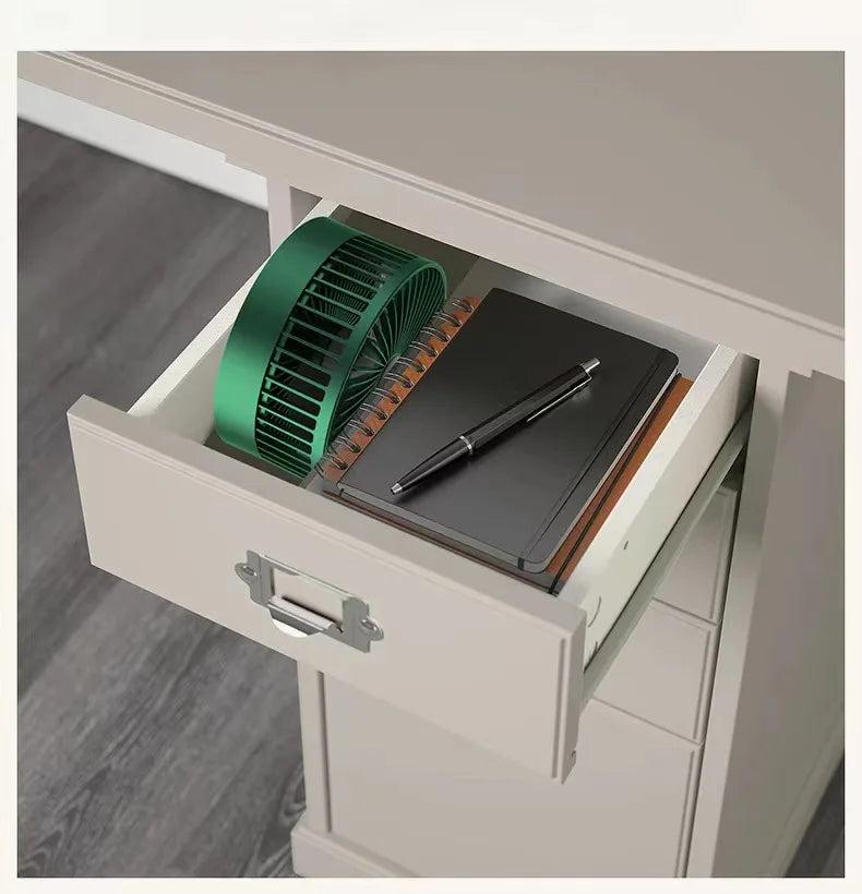 Ventilateur sur pied portable 6 pouces | Pliable, télescopique et USB | Batterie rechargeable | 3 vitesses, ultra silencieux, hauteur réglable