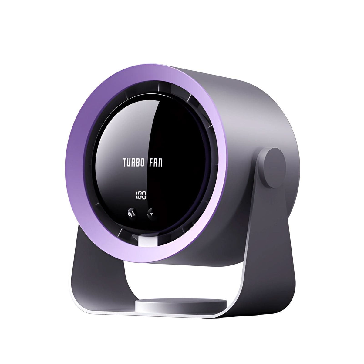 Ventilateur turbo sans pales avec écran LED et refroidissement silencieux