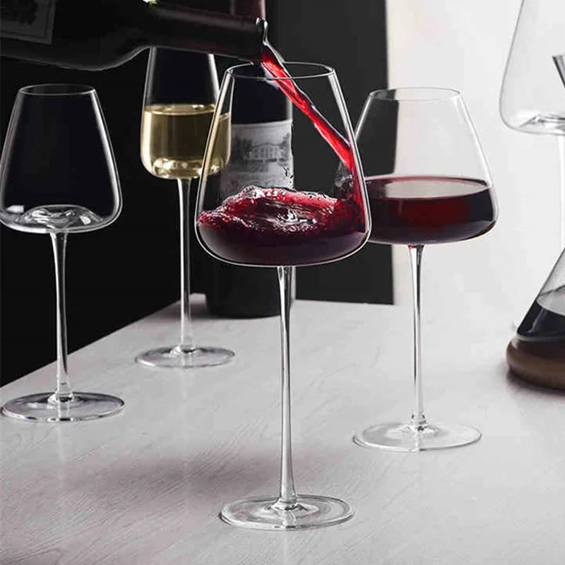 Verres à vin en cristal faits main