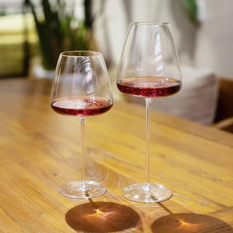 Verres à vin en cristal faits main