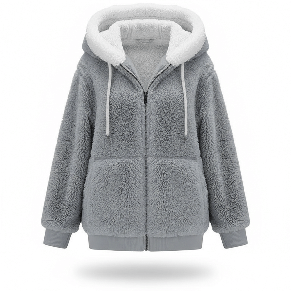 Veste à capuche décontractée pour femme