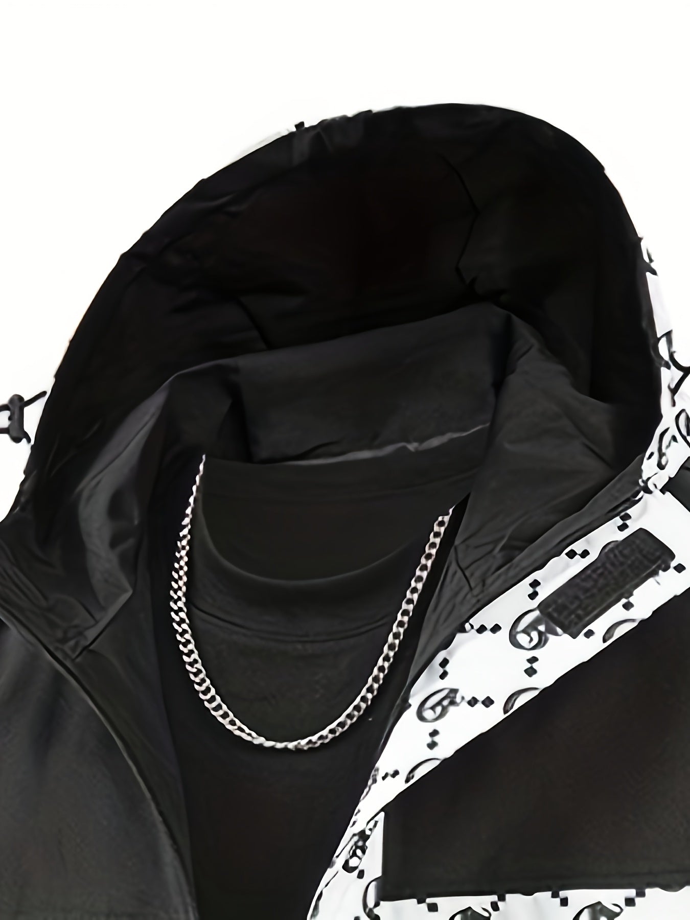 Veste à capuche pour homme coupe standard, coupe-vent zippé au style décontracté outdoor