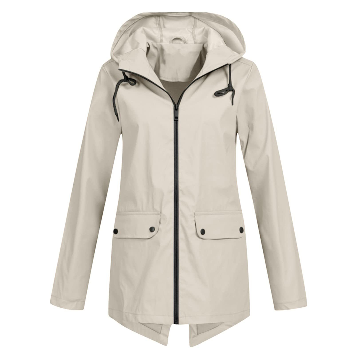 Veste anorak à capuche pour femme