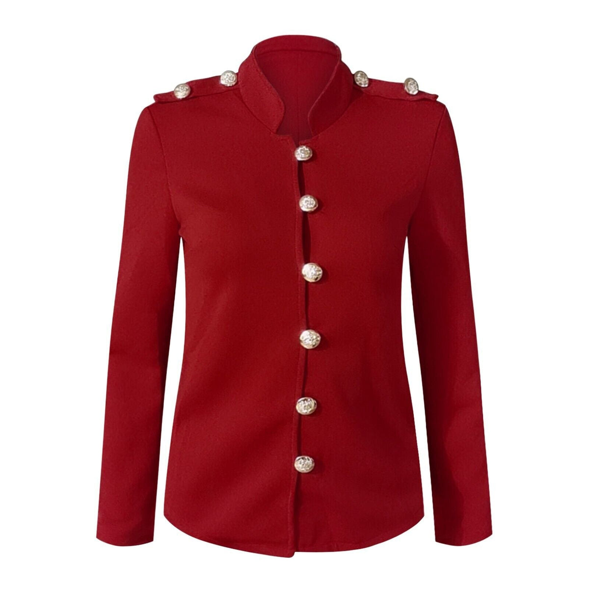 Veste blazer cintrée pour femme avec boutons devant