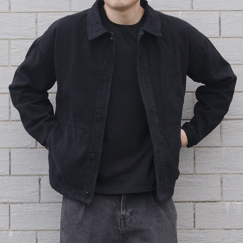 Veste casual à boutons pour homme