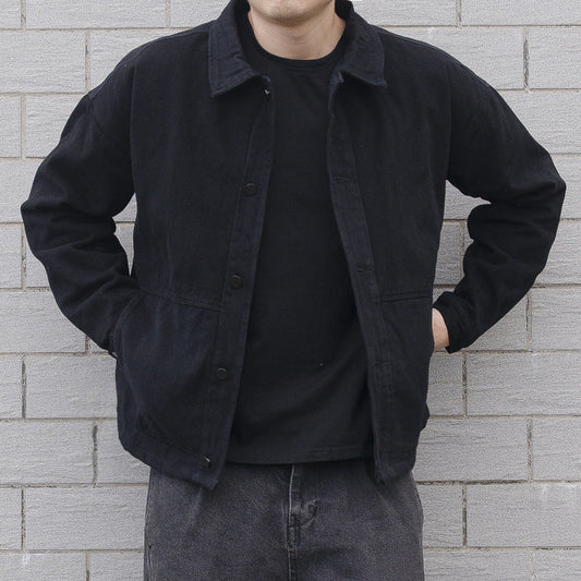 Veste casual à boutons pour homme