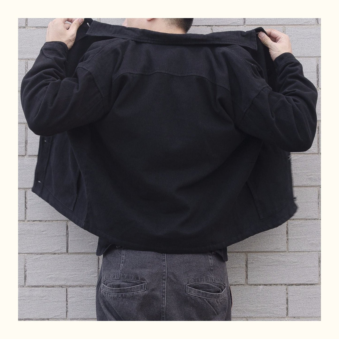 Veste casual à boutons pour homme