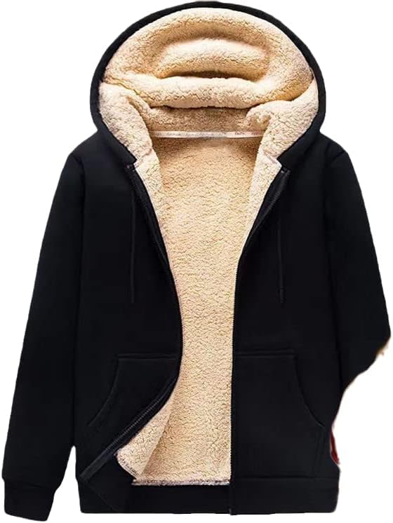 Veste chaude et épaisse en maille polaire pour homme