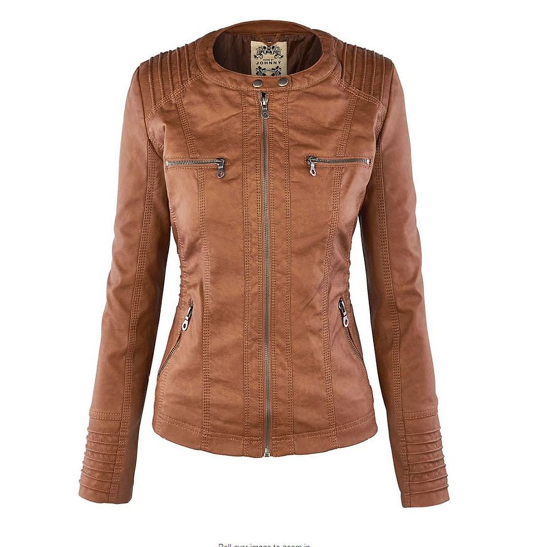 Veste cintrée à capuche pour femme