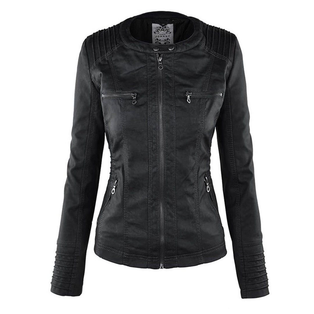 Veste cintrée à capuche pour femme
