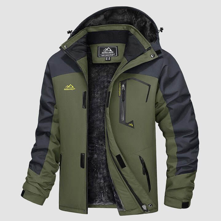 Veste d'hiver chaude pour homme - veste de ski imperméable