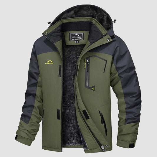 Veste d'hiver chaude pour homme - veste de ski imperméable