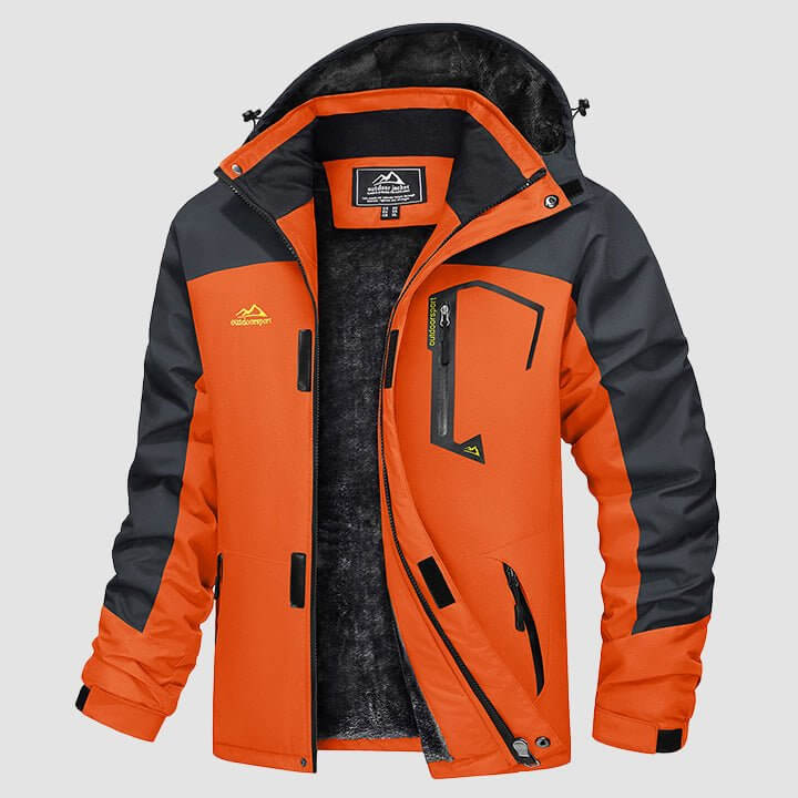 Veste d'hiver chaude pour homme - veste de ski imperméable