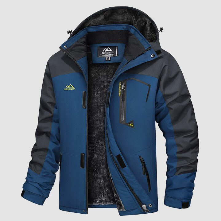 Veste d'hiver chaude pour homme - veste de ski imperméable