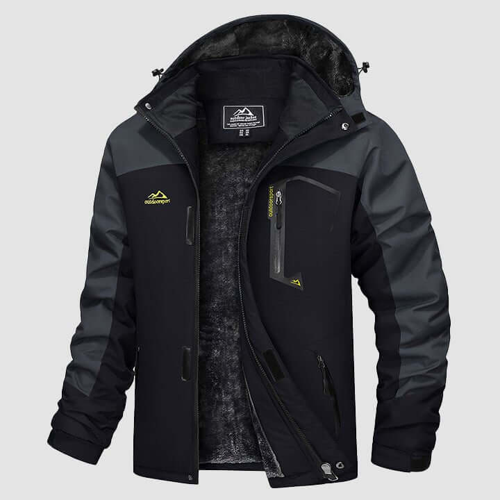 Veste d'hiver chaude pour homme - veste de ski imperméable