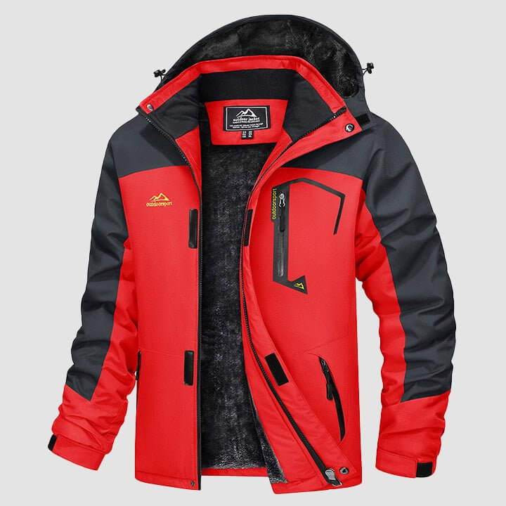 Veste d'hiver chaude pour homme - veste de ski imperméable
