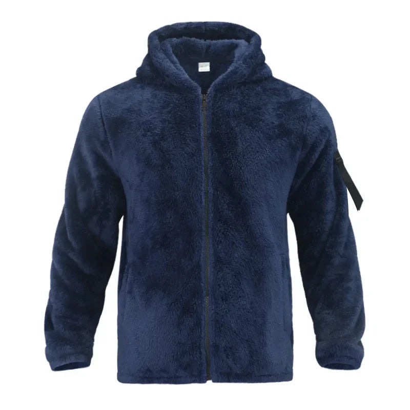 Veste d'hiver pour homme pour les jours de grand froid, avec capuche et poches pratiques