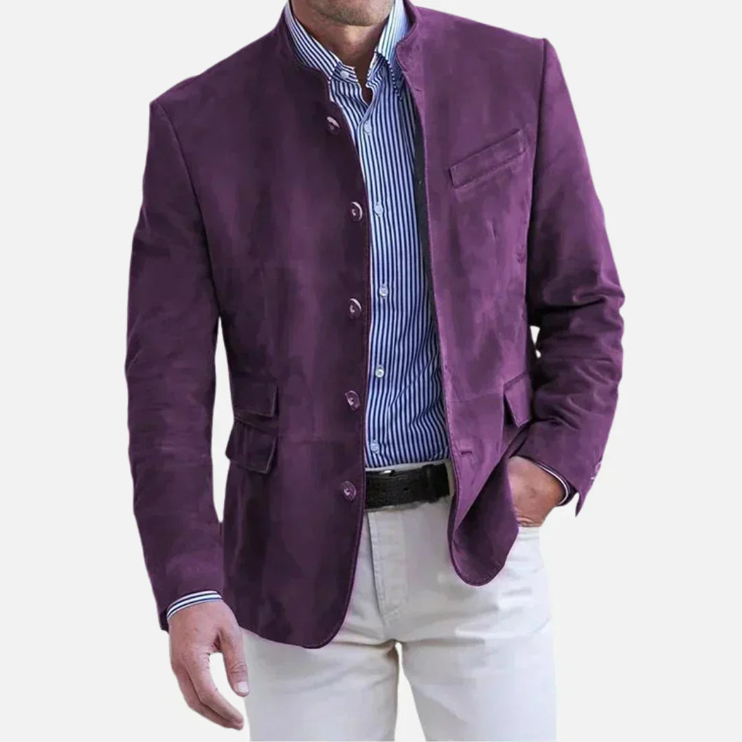 Veste de costume classique italienne pour homme, élégante et raffinée