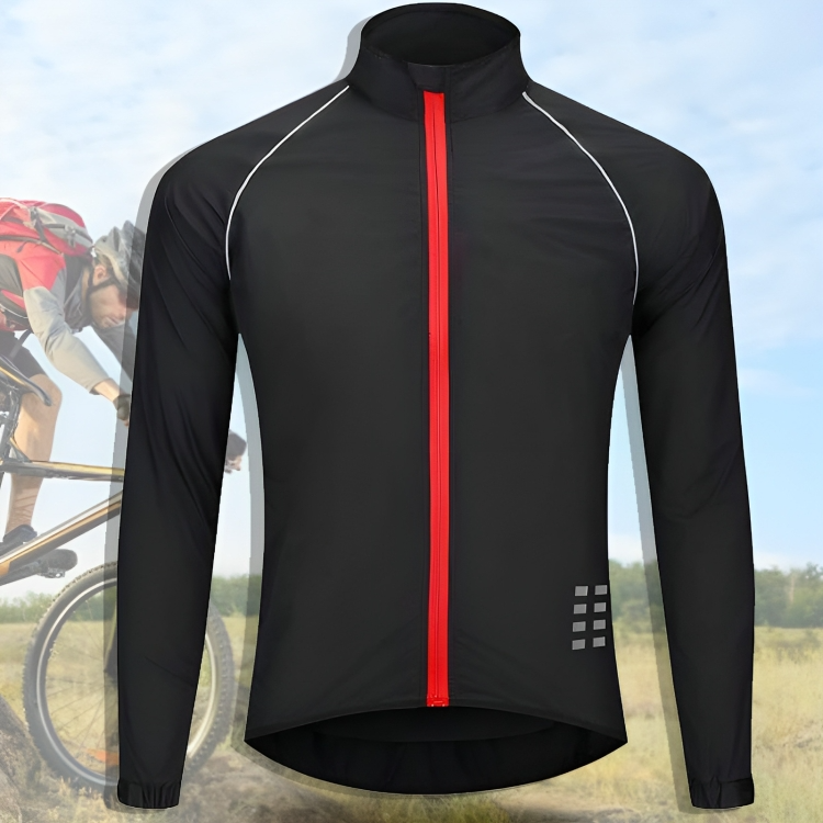 Veste de cyclisme réfléchissante d'automne pour homme
