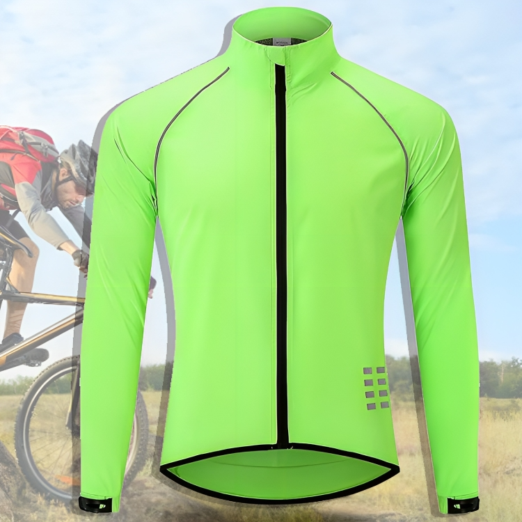 Veste de cyclisme réfléchissante d'automne pour homme