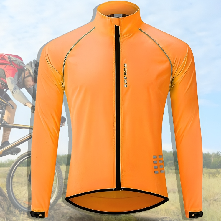 Veste de cyclisme réfléchissante d'automne pour homme