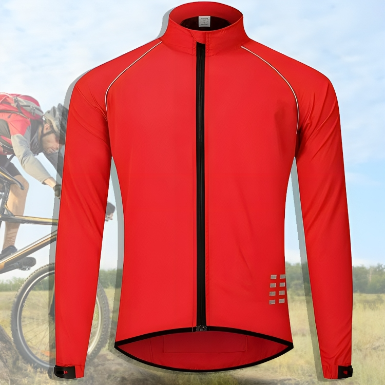 Veste de cyclisme réfléchissante d'automne pour homme